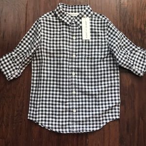 Janie and Jack linen shirt! Size 5!